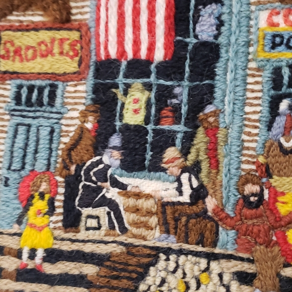 Timberline Jacks Trading Post Embroidered Tapestry 20x16 in General Store Decor - Picture 4 of 15